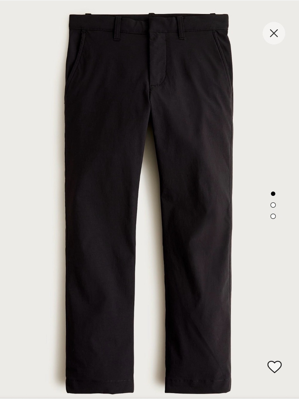 Jcrew Crewcuts Boys Slim Fit Tech Pant Black